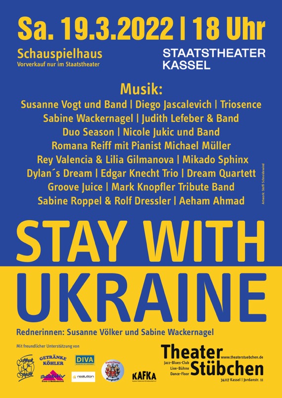 stay with ukraine A6 neu neu